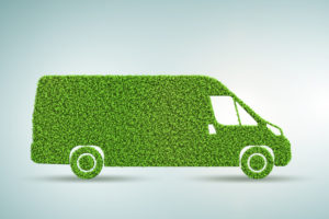 Green,Low,Emission,Electic,Vehicle,Concept,-,3d,Rendering